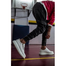 K&A Yüksek Taban Günlük Ayakkabı 555 Beyaz