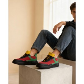 K&A Günlük Ayakkabı R10 Kırmızı Yeşil Sarı