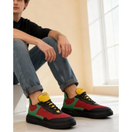 K&A Günlük Ayakkabı R10 Kırmızı Yeşil Sarı