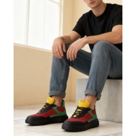 K&A Günlük Ayakkabı R10 Kırmızı Yeşil Sarı