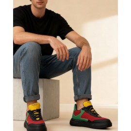 K&A Günlük Ayakkabı R10 Kırmızı Yeşil Sarı