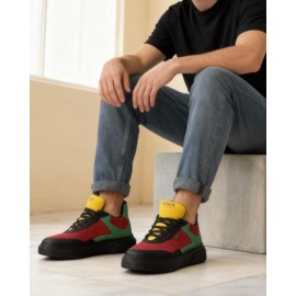 K&A Günlük Ayakkabı R10 Kırmızı Yeşil Sarı