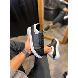 K&A Yüksek Taban Günlük Ayakkabı 043 Siyah