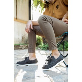 K&A Mevsimlik Keten Ayakkabı 008 Gri