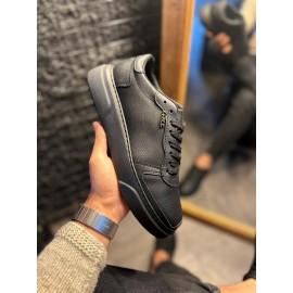 K&A Günlük Ayakkabı 222 Siyah (Siyah Taban)