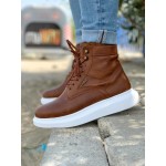 K&A Yüksek Taban Ayakkabı B-404 Taba