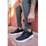 K&A Günlük Ayakkabı 707 Siyah (Beyaz Taban)