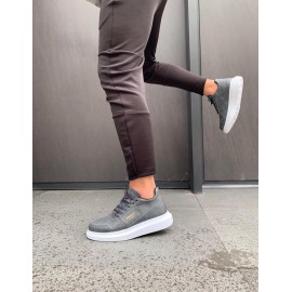 K&A Yüksek Taban Günlük Ayakkabı 040 Gri