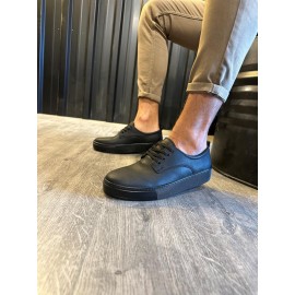 K&A Günlük Ayakkabı 077 Siyah (Siyah Taban)