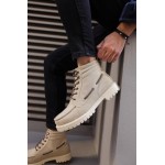 K&A Yüksek Taban Ayakkabı B-020 Taş