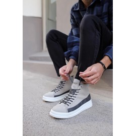 K&A Yüksek Taban Ayakkabı C-030 Taş