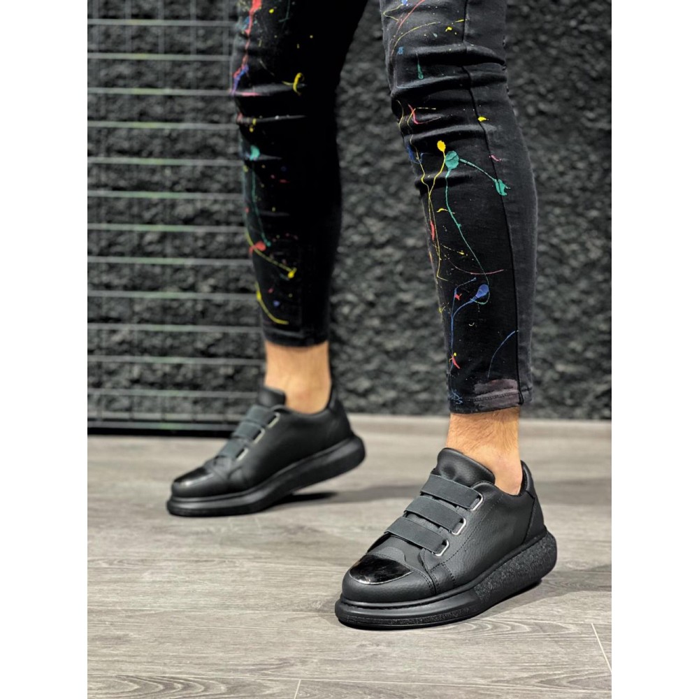 K&A Sneakers Ayakkabı 888 Siyah (Siyah Taban)
