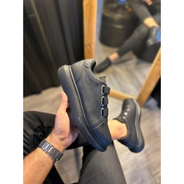 K&A Sneakers Ayakkabı 889 Siyah (Siyah Taban)