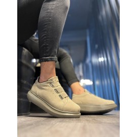 K&A Sneakers Ayakkabı 889 Vizon Süet