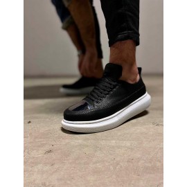 K&A Sneakers Ayakkabı 813 Siyah (Beyaz Taban)