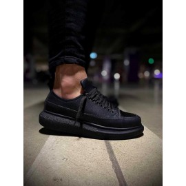 K&A Sneakers Ayakkabı 813 Siyah (Siyah Taban)