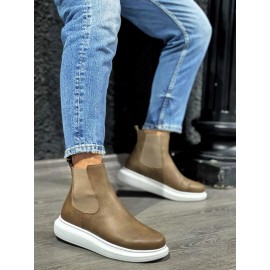 K&A Yüksek Taban Ayakkabı 111 Vizon