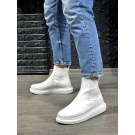 K&A Yüksek Taban Ayakkabı 111 Beyaz