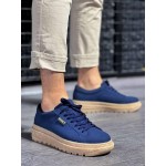 K&A Günlük Ayakkabı 225 Lacivert (Süet)