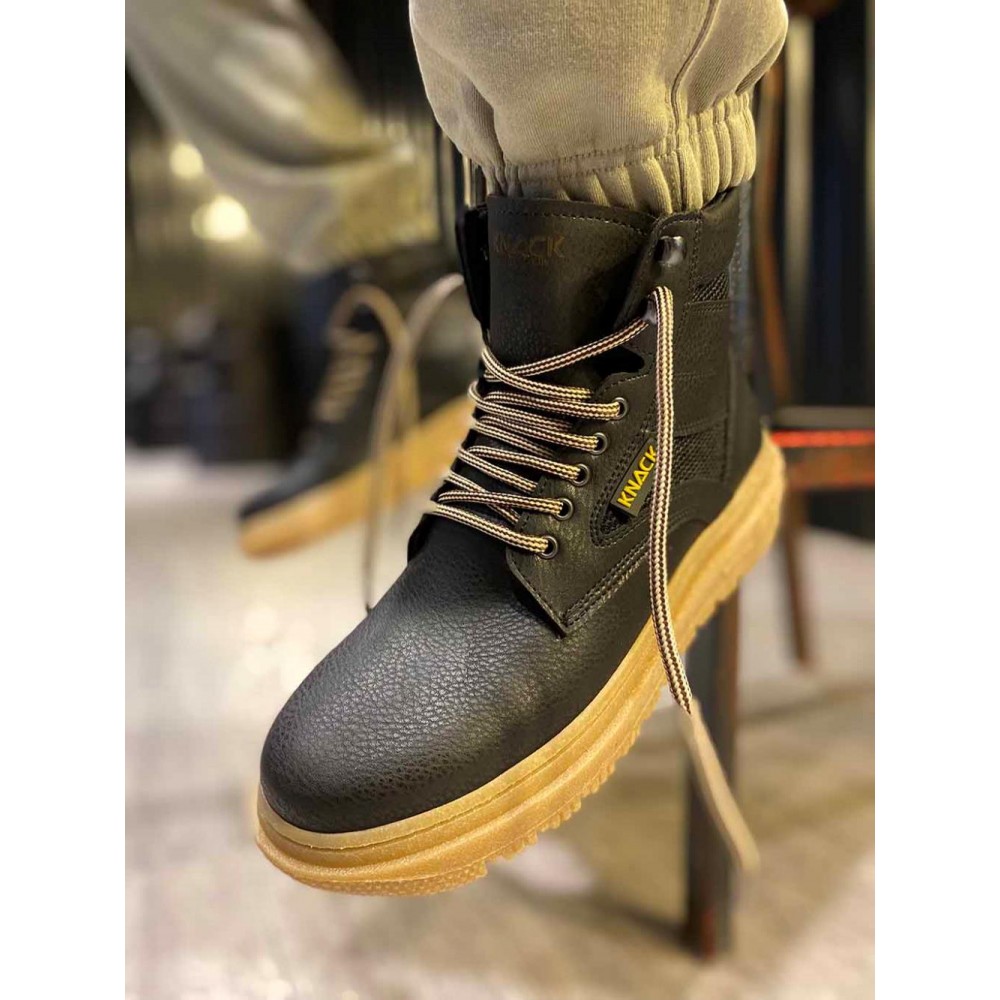 K&A Yüksek Taban Bot 230 Siyah (Krep Taban)