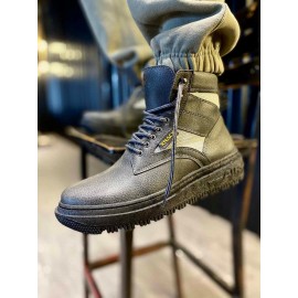 K&A Yüksek Taban Bot 230 Gri (Siyah Taban)