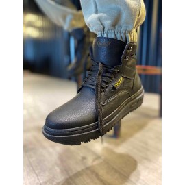 K&A Yüksek Taban Bot 230 Siyah (Siyah Taban)